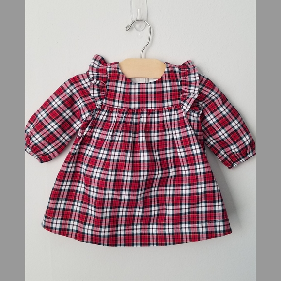 GAP Other - Baby Gap Plaid Ruffle Dress